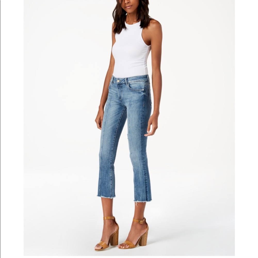 DL 1961 Lara Cropped Flare Jeans